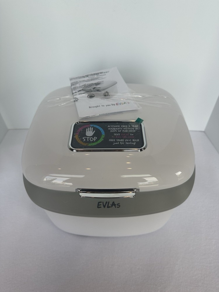 EVLAs MD UV Light Large Sterilizer Box #UV-6901 NEW