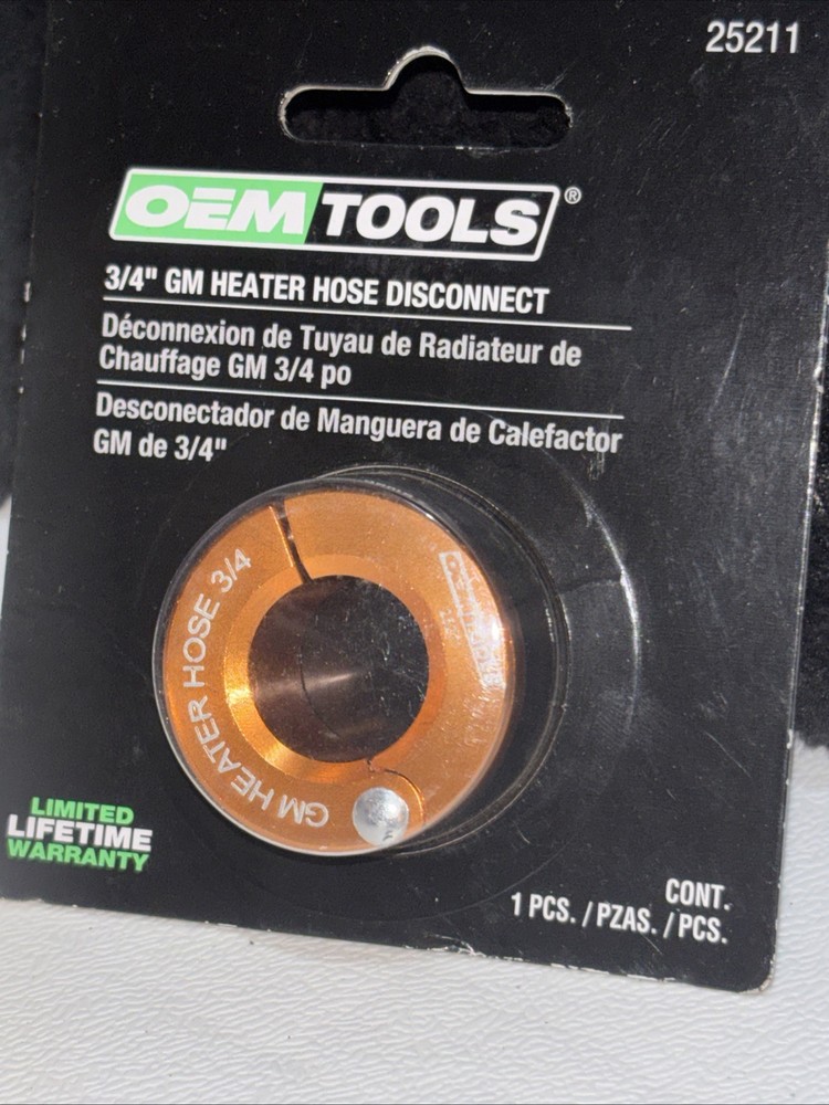 OEM TOOLS 25211 3/4 GM Heater Hose Disconnect Tool NEW