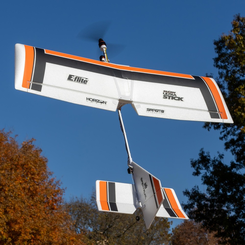 E-flite RC Airplane Slow Ultra Stick 1.2m BNF Basic with AS3X and SAFE Select
