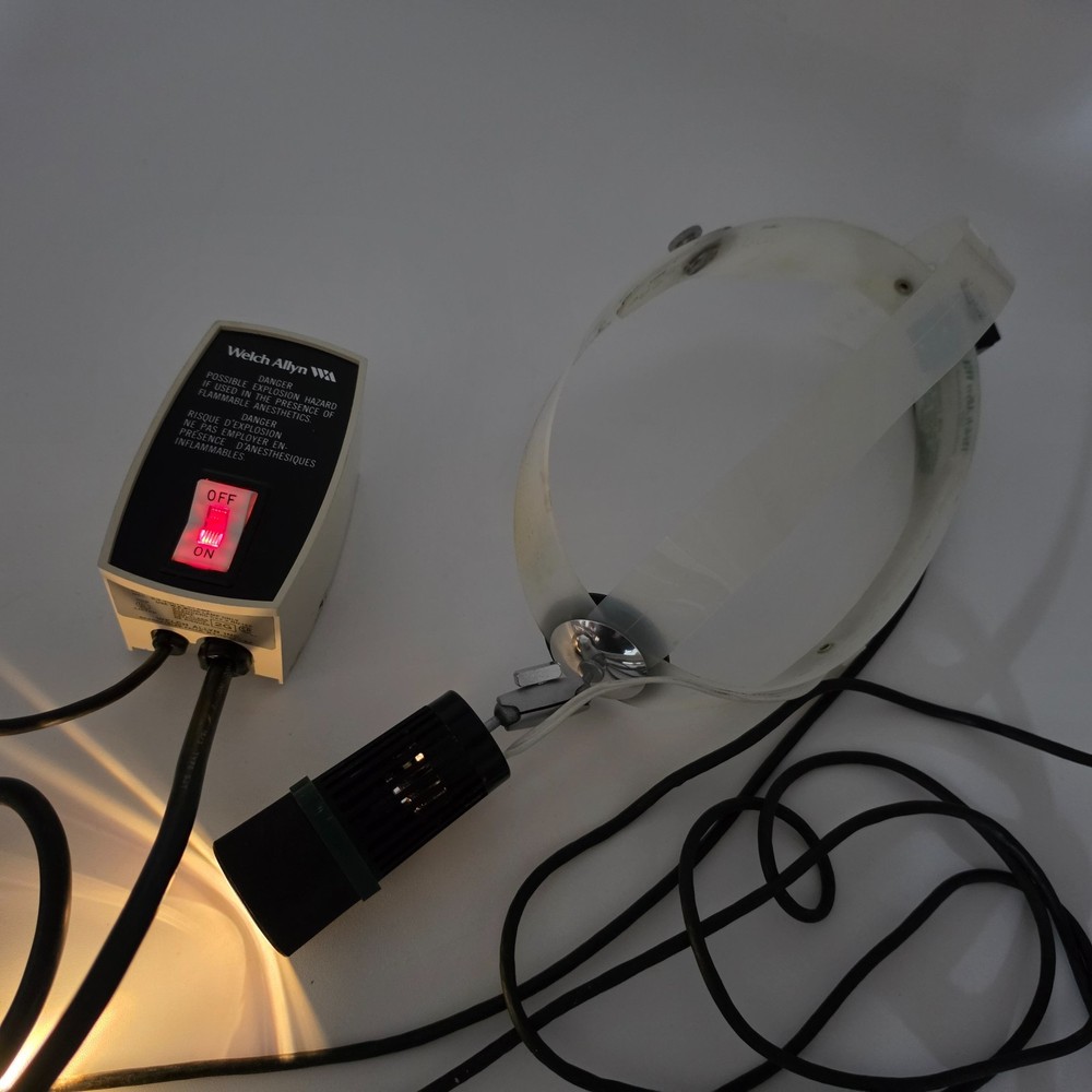 Vintage WELCH ALLYN Physicians Headlight Mod 49003 WORKS