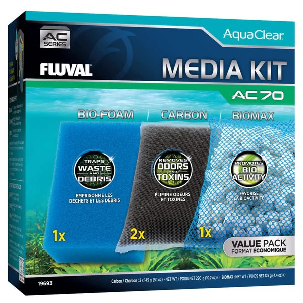 Replacement Fluval Media Maintenance Kit for AC70 Power Filter