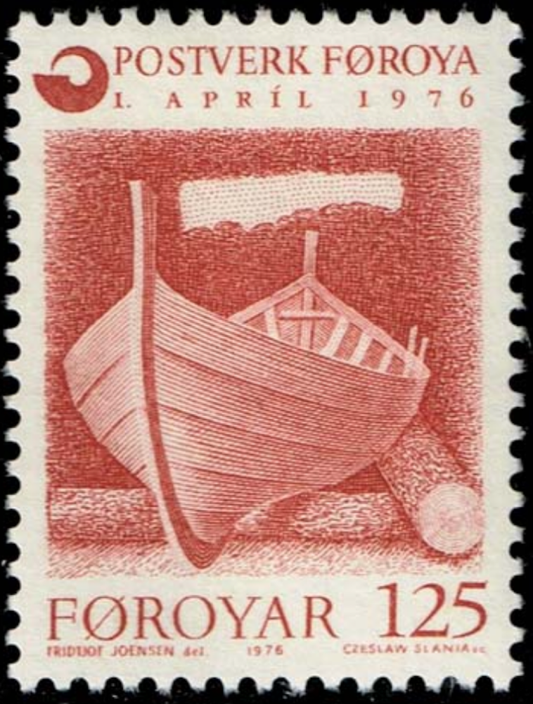Faroe #Mi21 MNH 1976 Establishment Postal Service [21]