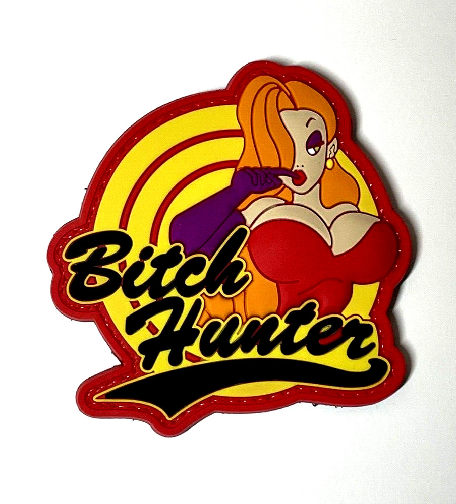 3D Bitch Hunter Titties PVC Patch Hook Backed Tactical Morale Rubber Patch
