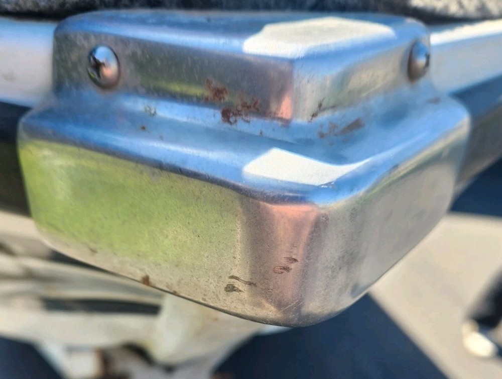 Crestliner Phantom Bow Aluminum Cap Bow Rub Rail Cap 1988