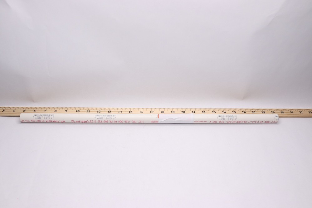 Charlotte Plain End Pipe Pressure Schedule 40 White 1/2" X 2' 04005