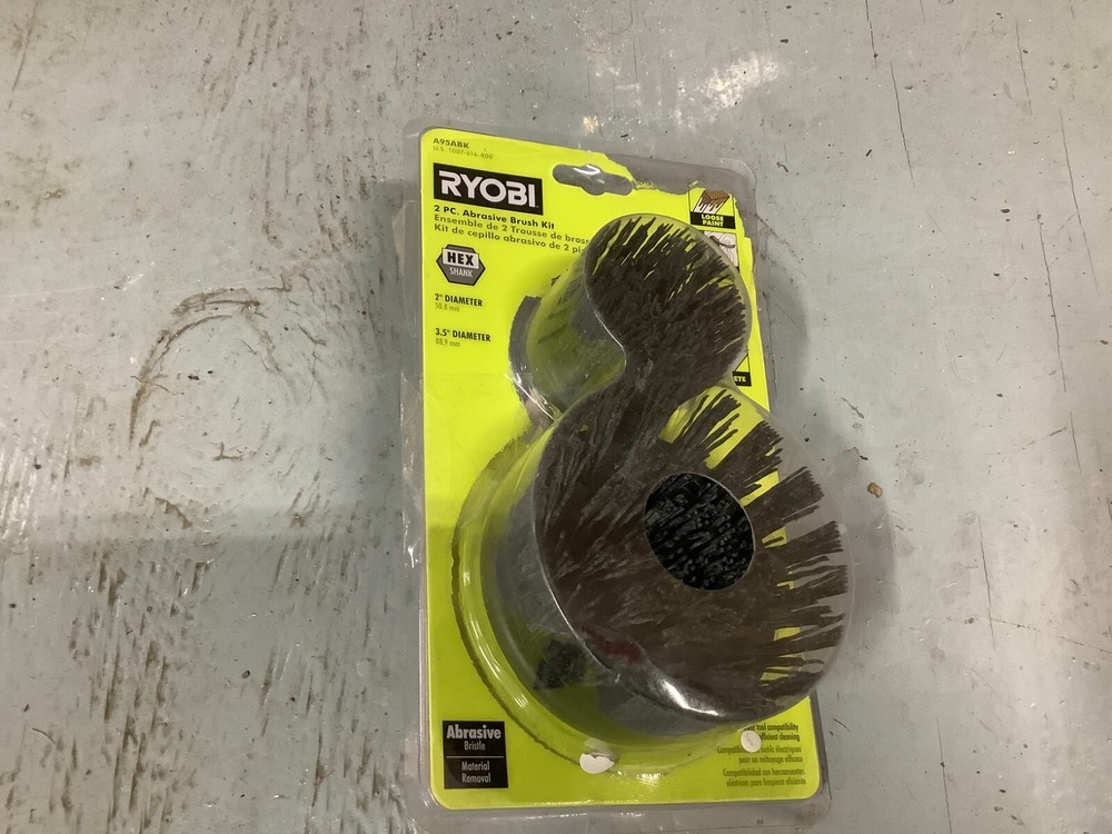RYOBI A95ABK 2 PC. ABRASIVE BRUSH KIT