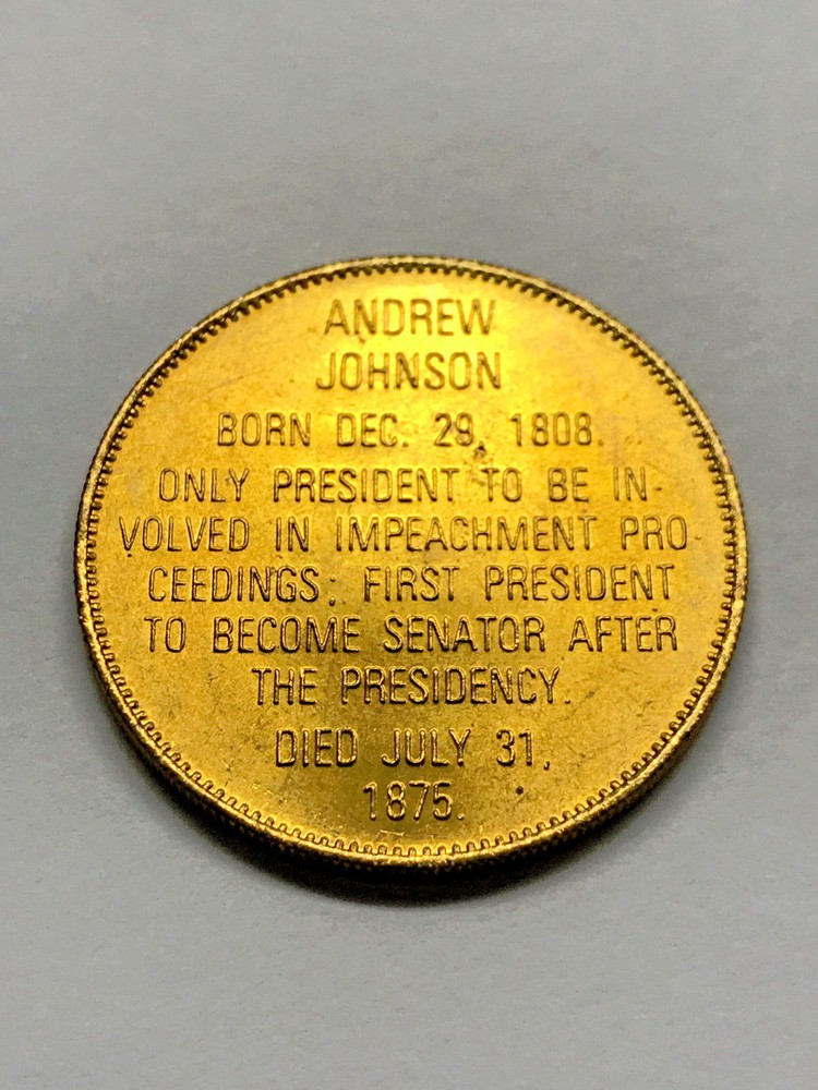 US President A. Johnson Medal/Token/Coin #15659