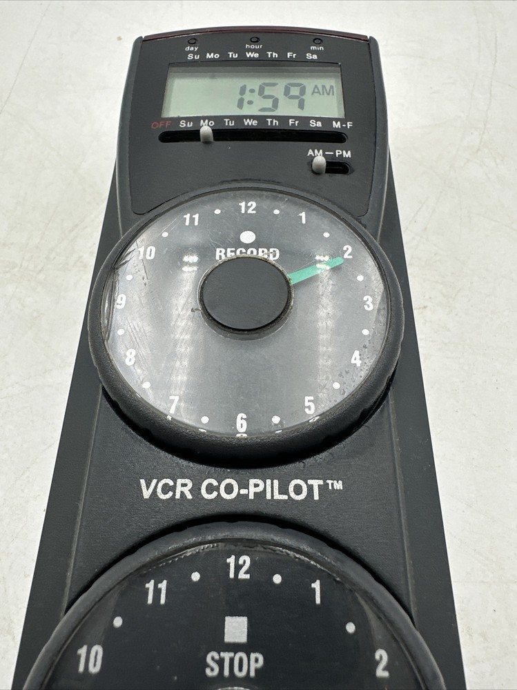 Original VCR Co-Pilot Remote Program & Record VHS Remote Control Tested Works!