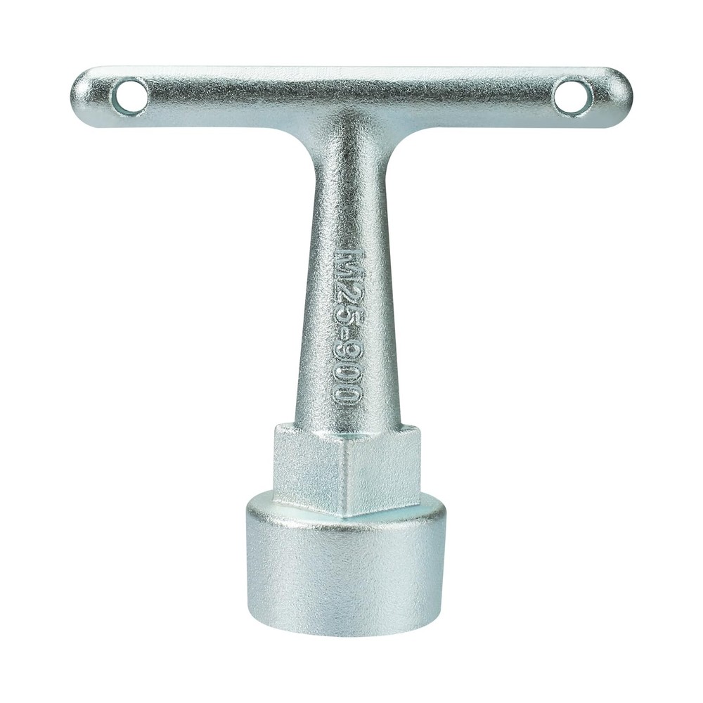 VIDABTE Water Meter Wrench for Pentagon Socket, Curb Stop Wrench, Silver