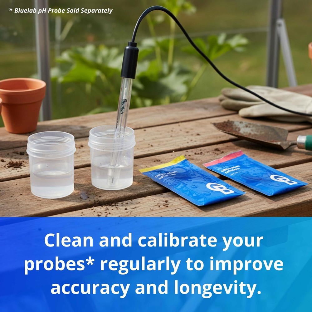 Bluelab CAREKITPH pH Probe Care Kit with Calibration Solution, Storage Solut...