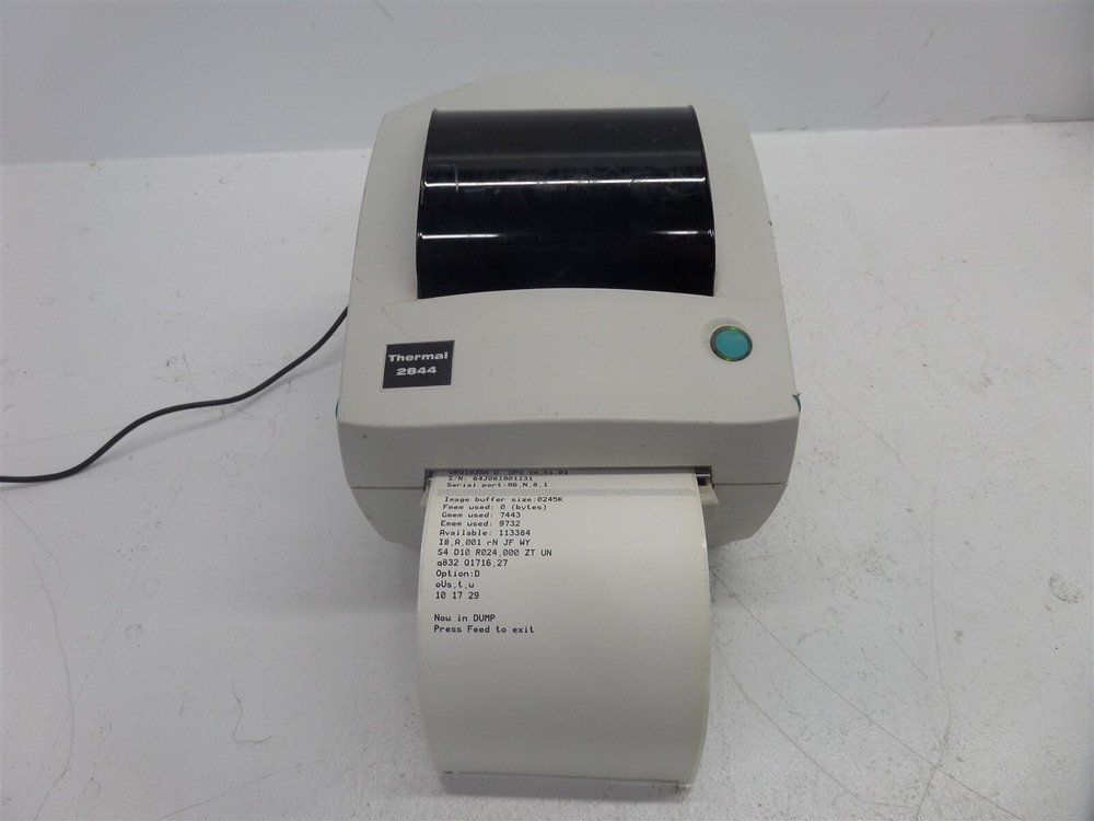 Zebra LP 2844 Thermal Label Printer