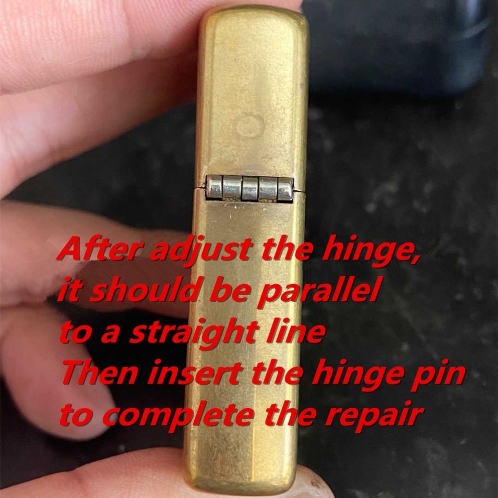for Zippo Lighters, Tool for Fixing Upper and Lower Hinges Easy Repairs.
