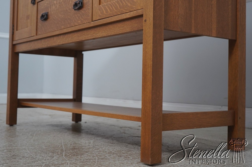 72558: STICKLEY Mission Oak Arts And Crafts Sideboard