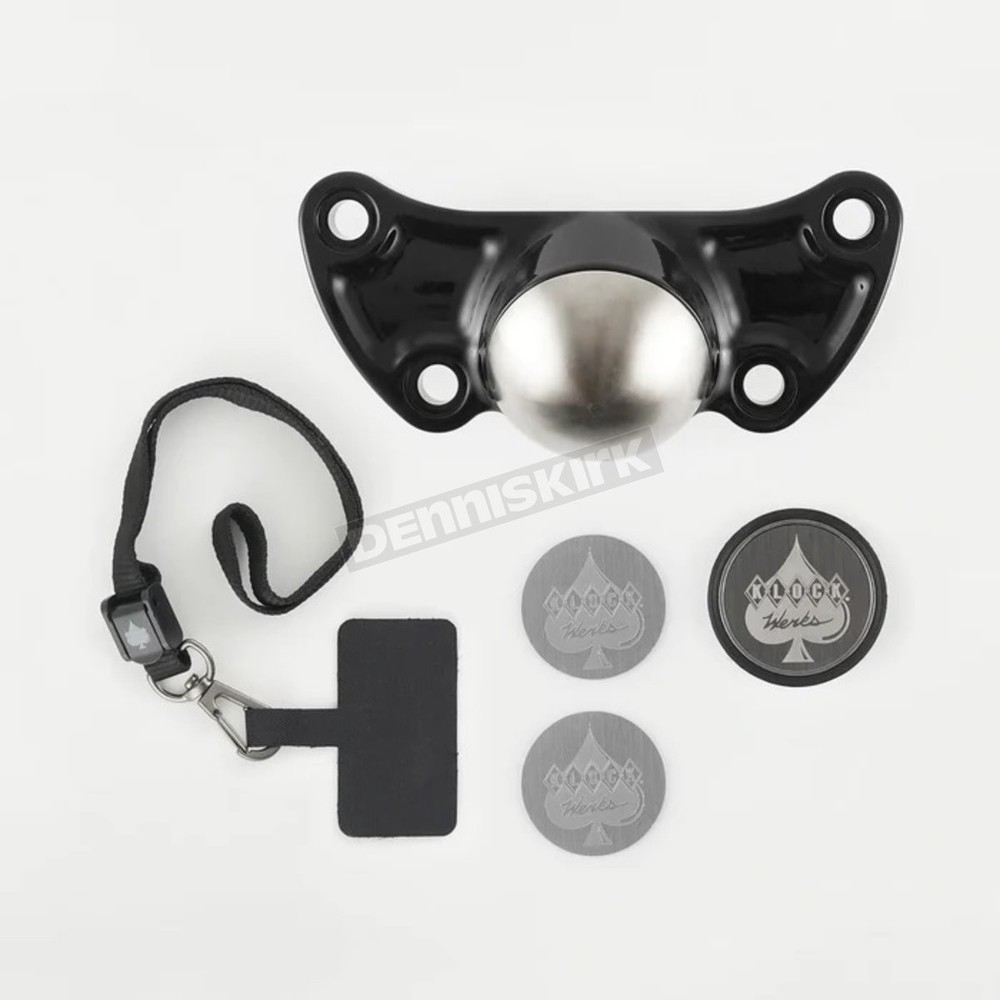 Klock Werks Black iO Device Mount (Handlebar Clamp Mount) - 0636-0054