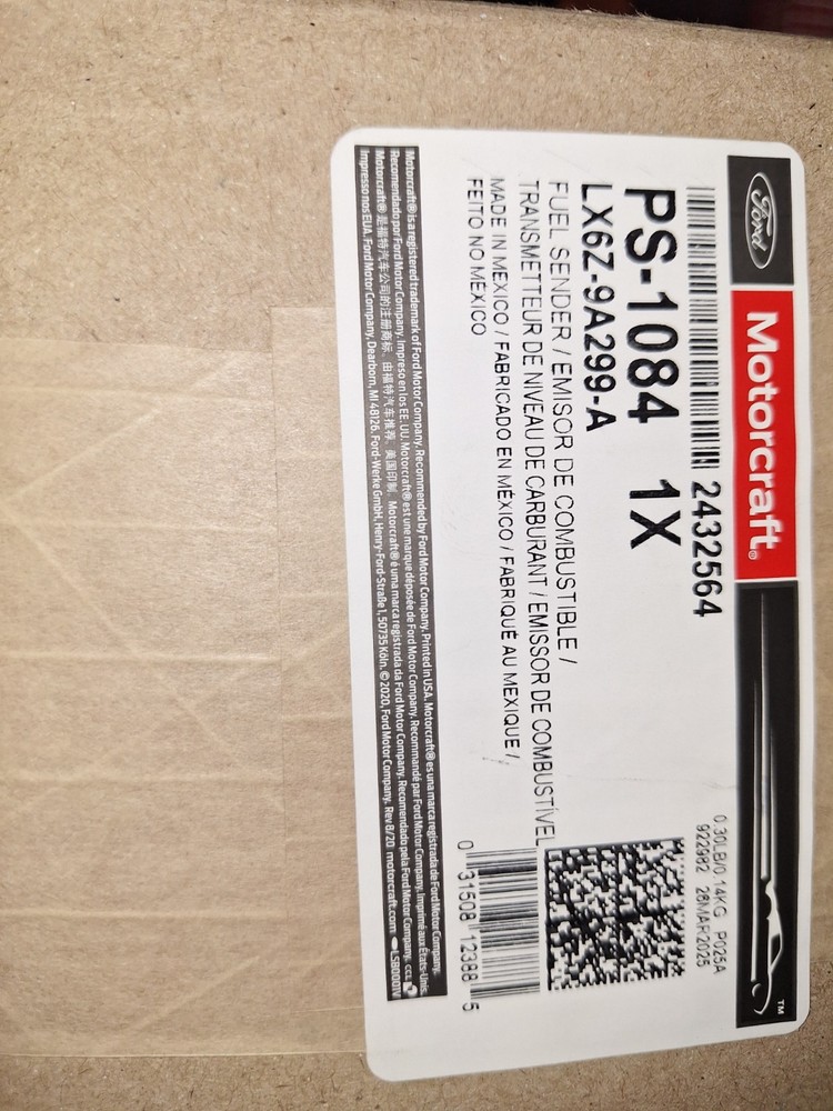 PS-1084 MOTORCRAFT FUEL LEVEL SENDER