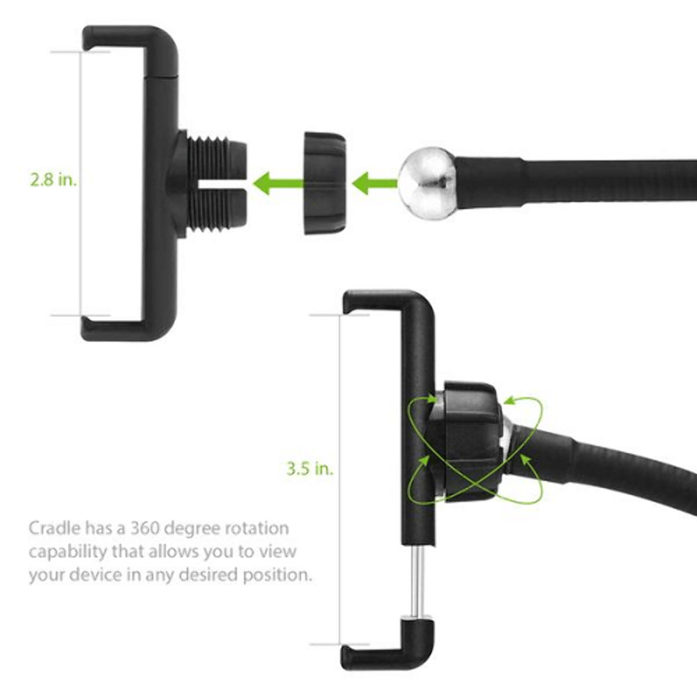 CELLET USB Powered LED Ring Light and Phone Holder w/ 3 Lighting Modes