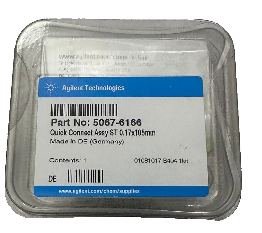 agilent technologies 5067-6166 QUICK CONNENT ASSY