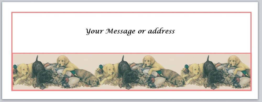 30 Personalized Address Labels Dogs (CT 243)