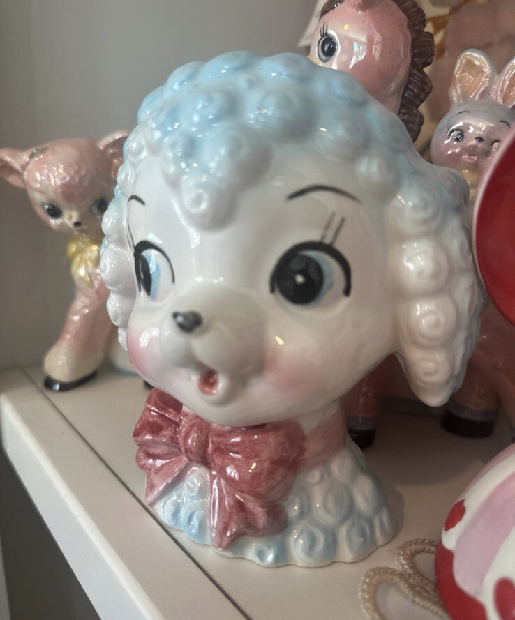 Inarco Poodle Vase Planter
