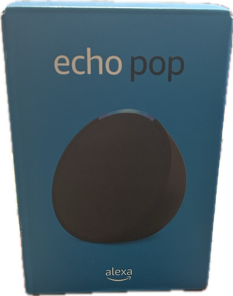 Amazon Echo Pop (1st Generation) Smart Speaker with Alexa - Charcoal NEW IN BOX