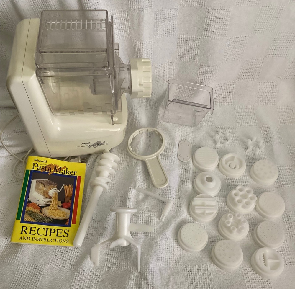 Popeil Automatic Pasta Maker Machine Model P400 + Accessories