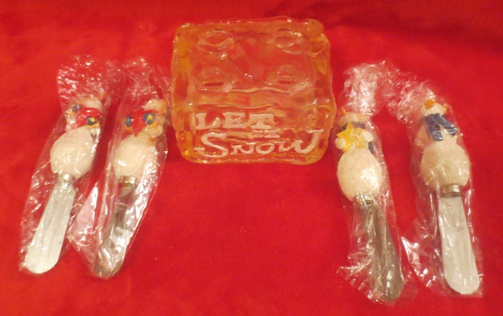 Department 56 Icecube & Snowmen Spreaders Set