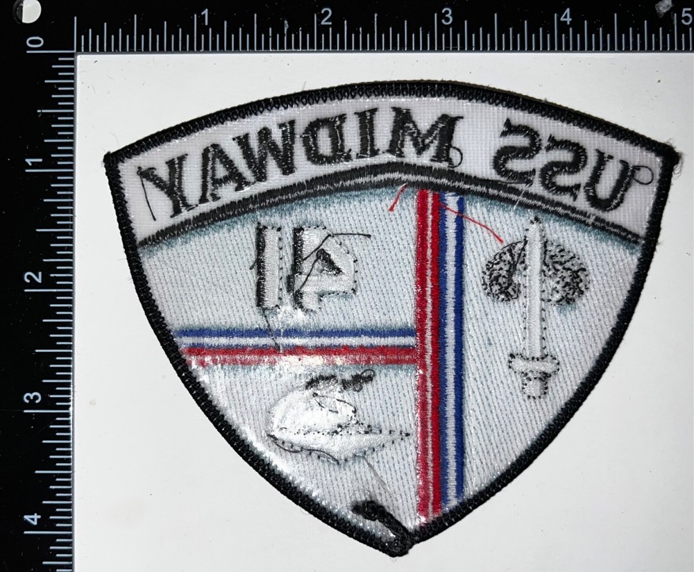 Cold War USN US Navy USS Midway CV-41 Patch