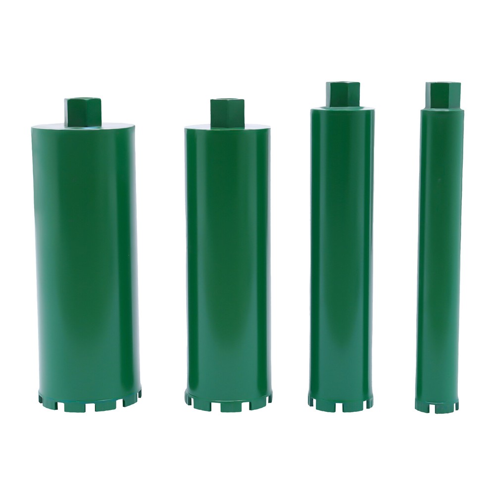 4-Piece Diamond Core Bit Water-cooled Drilling Concrete Brick Diamond Core Drill