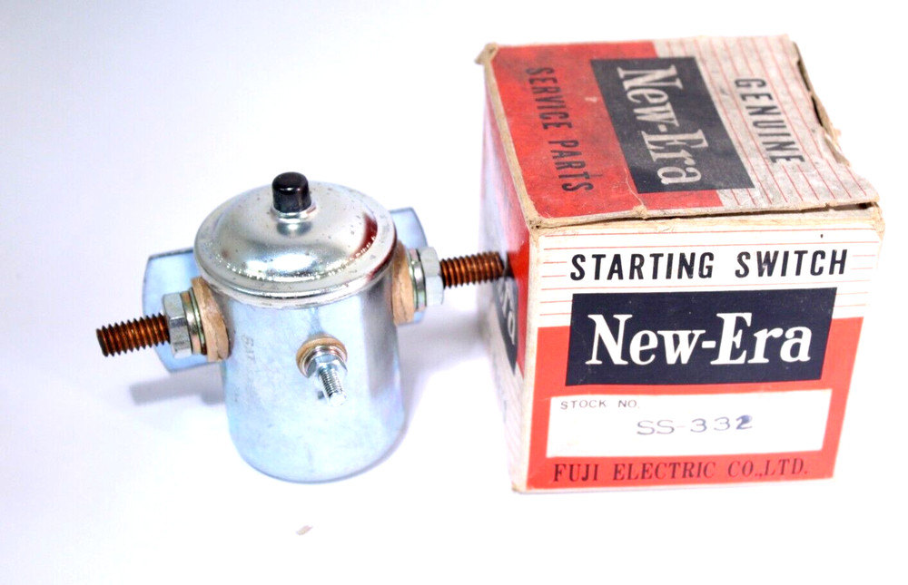 6 VOLT  STARTER SOLENOID RELAY SWITCH UNIVERSAL NOS SS-332 MADE IN JAPAN