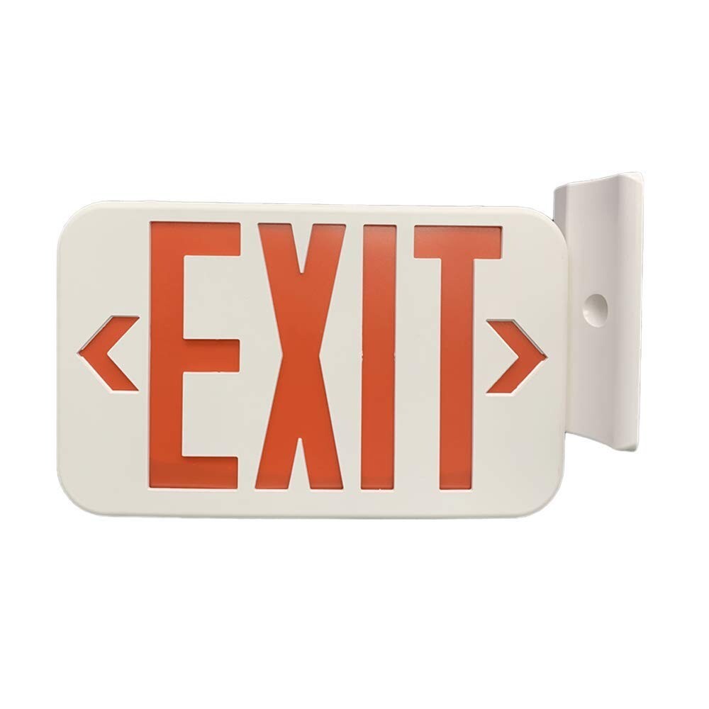 Commercial LED Emergency Exit Sign UL Certified Double Face Exit Battery Backup