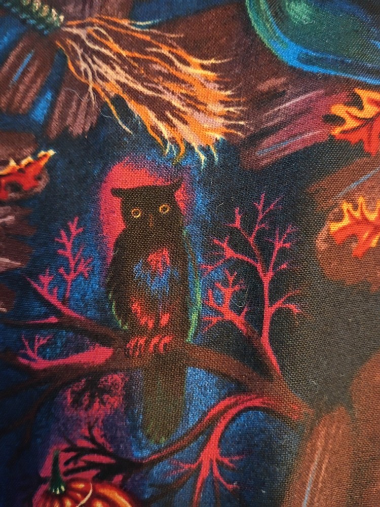 Halloween Quilting Cotton Scrap Fabric Bundle 1#