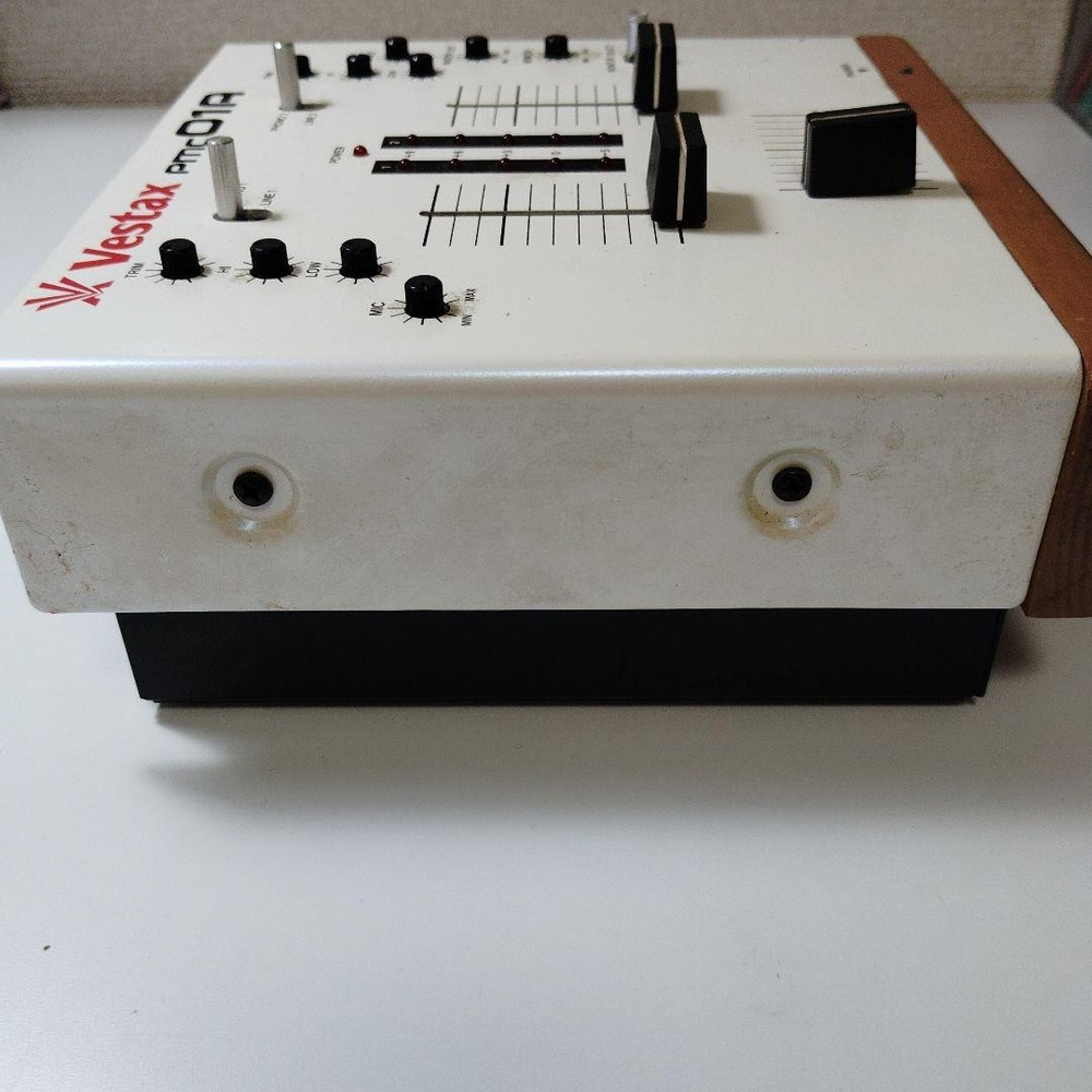 VESTAX PMC 01A DJ Mixer with Adapter Analog 2 Channels Audio Controller