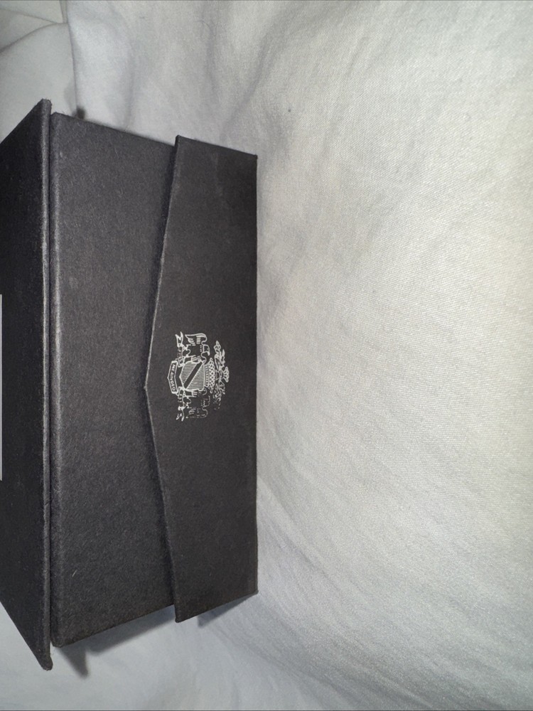 OLEG CASSINI Crystal Perfume Bottle signed In Original Box