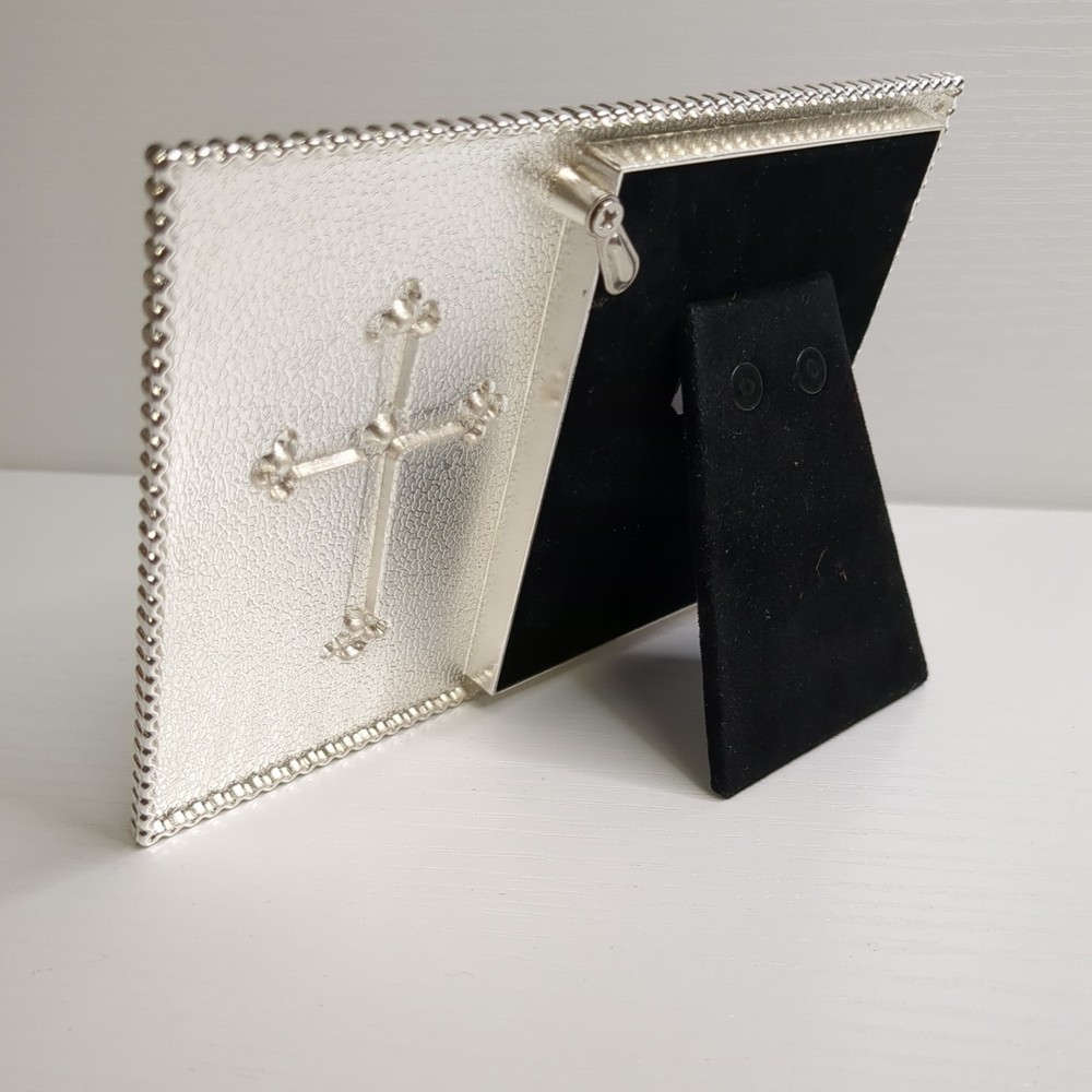 Baptism Communion Wedding Cross Picture Frame
