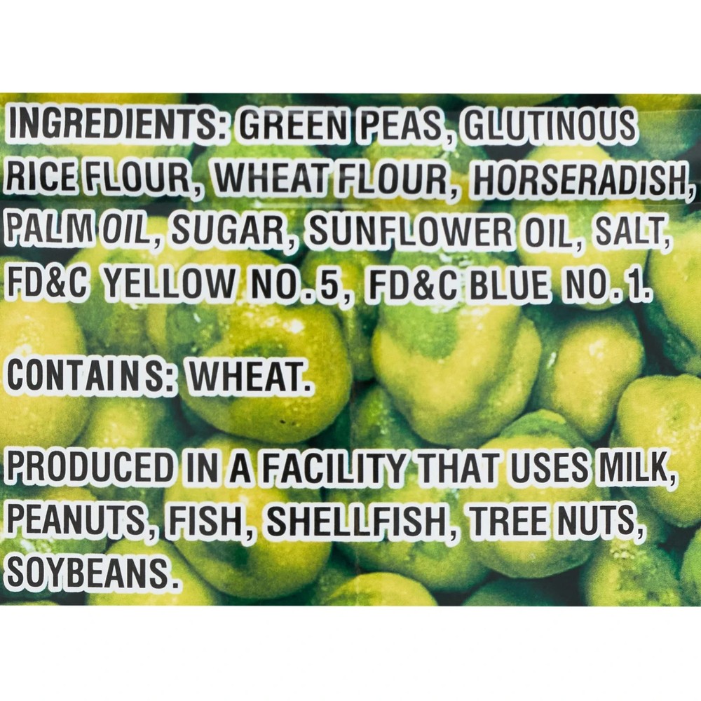 Hapi Snacks Wasabi Peas, Hot, 9.9 Oz