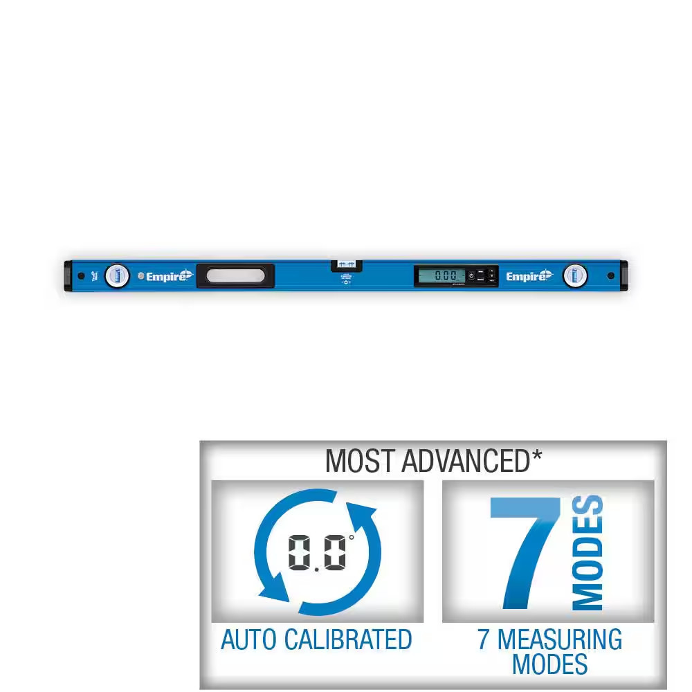48 In. True Blue Digital Box Level