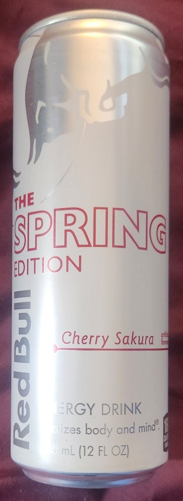 Red Bull - Cherry Sakura  - Spring Edition - 12oz - USA - EMPTY
