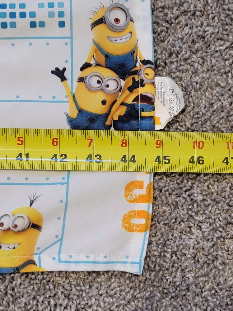 DESPICABLE ME Crib Sheets COMFORTER Drape Panel 2016 MINION MISHAPS 4 Piece Set