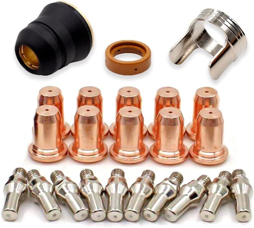 PT-60 40A Replacement Tips Electrodes Consumables for PlasmaDyn 60i Plasma Torch