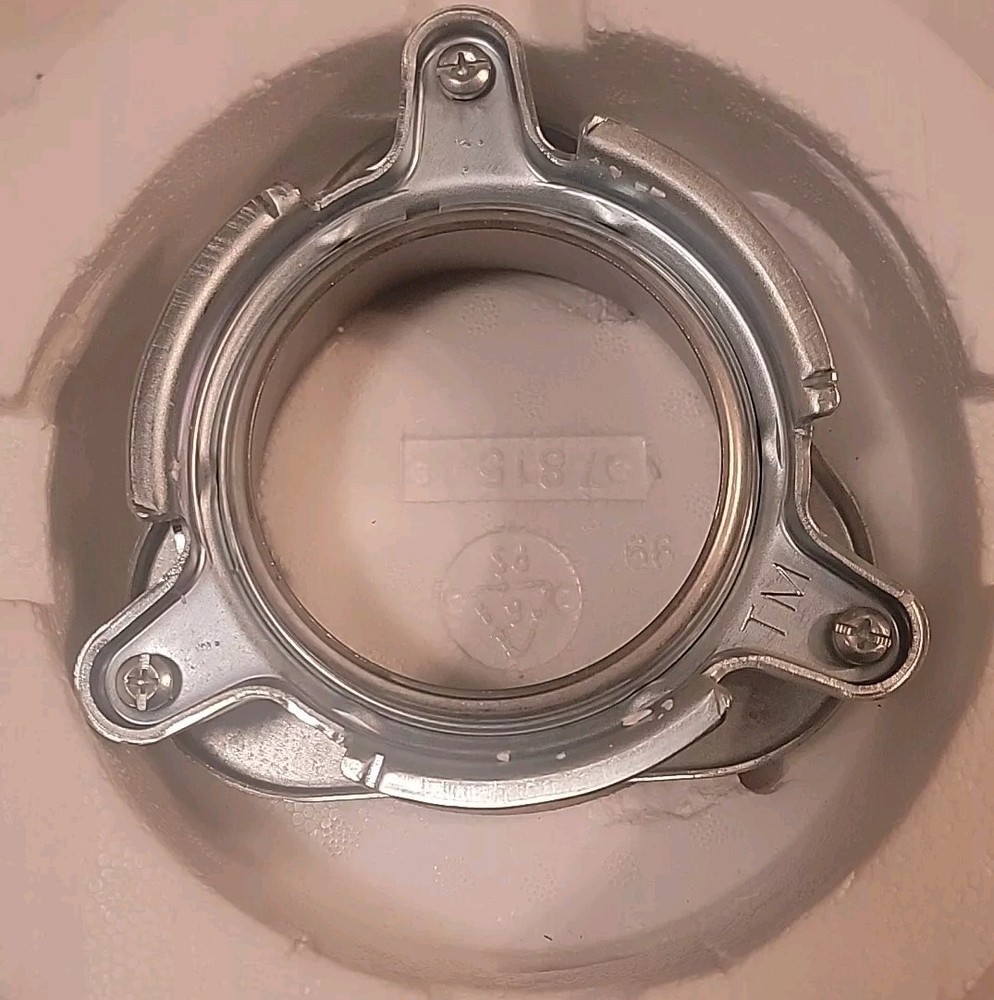 Insinkerator Garbage Disposal Mounting Collar Stainless Ring w/Stopper NEW