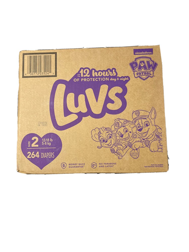 Luvs diapers 264 count