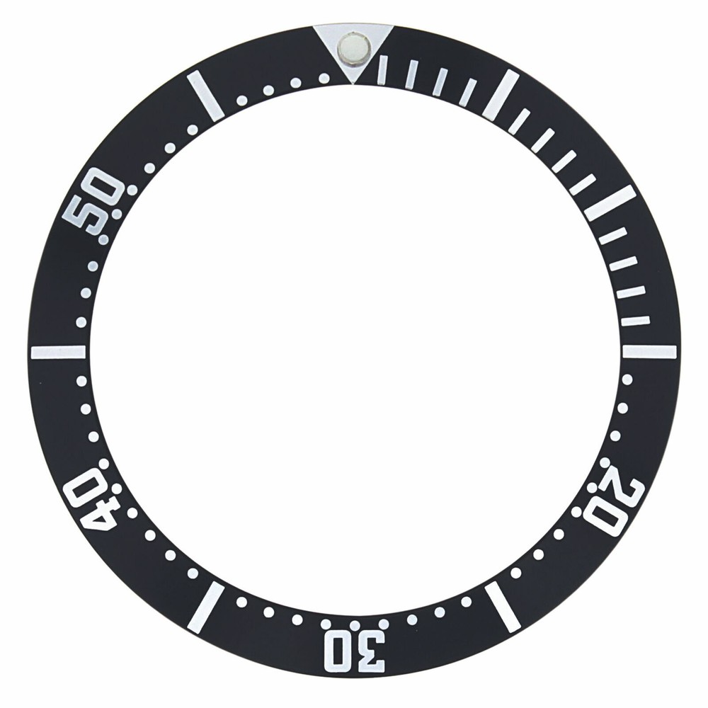 REPLACEMENT BEZEL INSERT BLACK FOR WATCH 33MM X 26MM