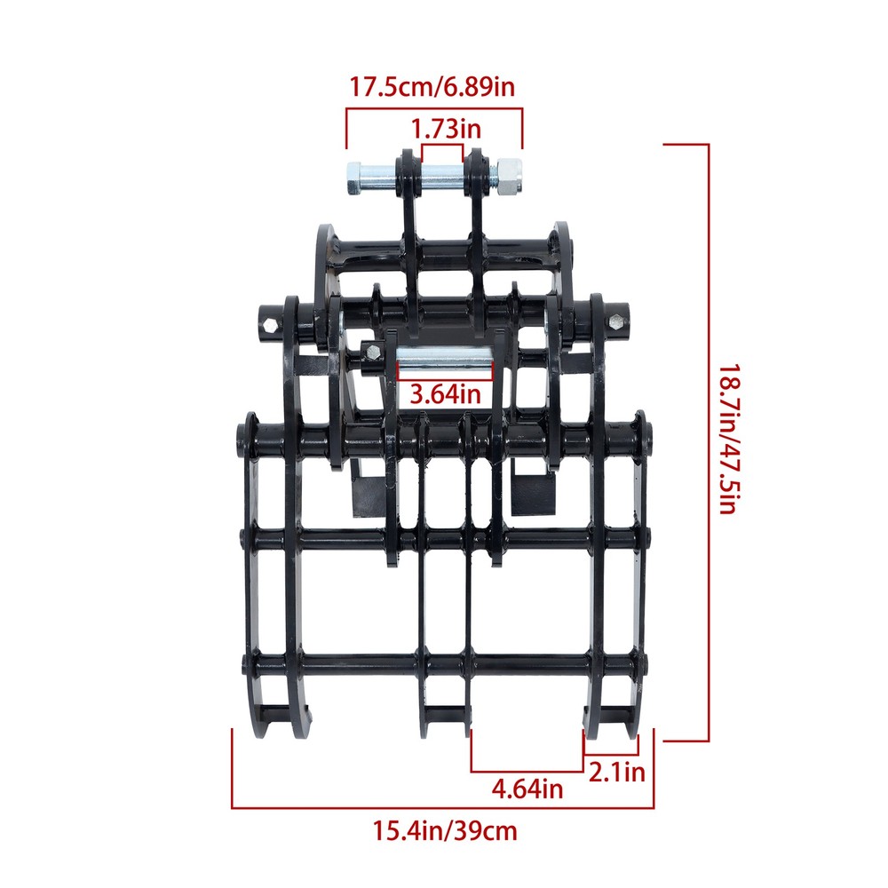 Grabber Attachment for Mini Excavator Grapple Use for Small Digger