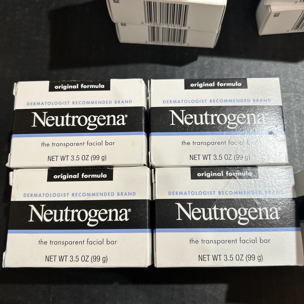 Neutrogena  Transparent Face Cleansing Bar - 3.5oz. 4 Pack