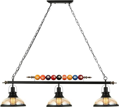 Pool Table Pendant Light Adjustable Billiard Lights Hanging Lighting