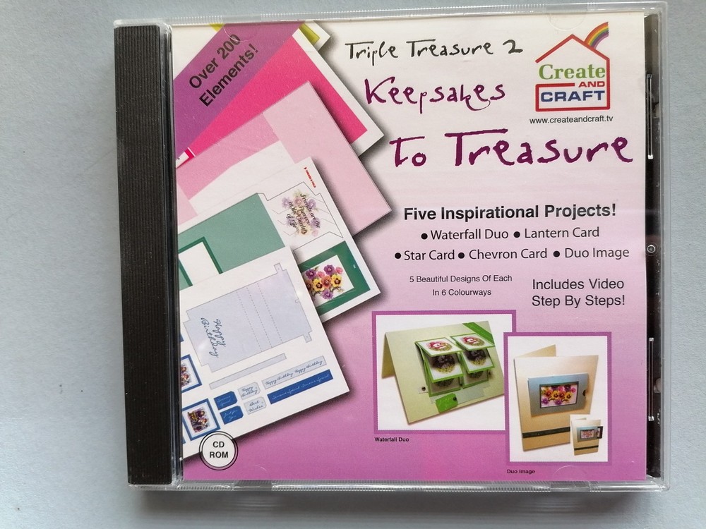 TRIPLE TREASURE Volume 2, Craft CD, 3-disc set - Create and Craft