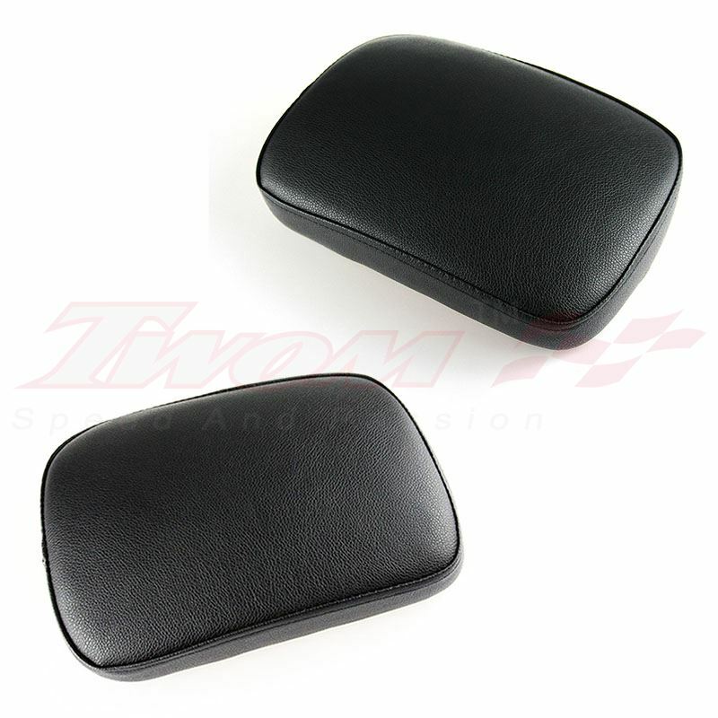Rectangular Pillion Passenger Pad Seat 8 Suction Cup Pad For Harley Motorcycle