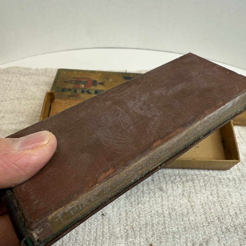 Pike RAZOR STROP HONE SHARPENING STONE IN ORIGINAL BOX