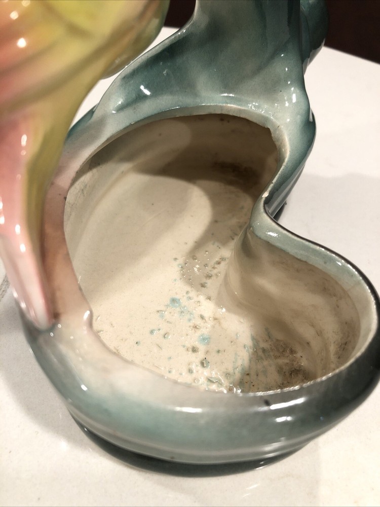 Parrot Planter Vase Vintage Ceramic USA