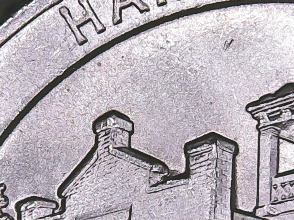 2016 P WDDR-076 Harpers Ferry ATB Quarter Doubled Die Reverse Mint Error.